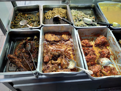 Burger mat salai Medan Selera Pinggiran Batu Caves