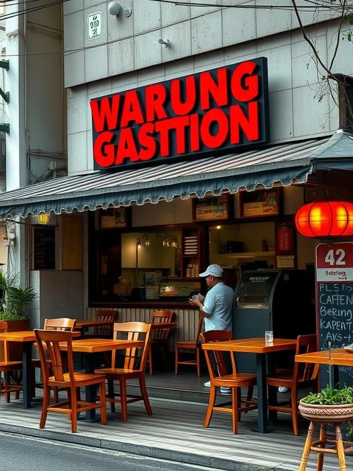 warung station former warung pak ku